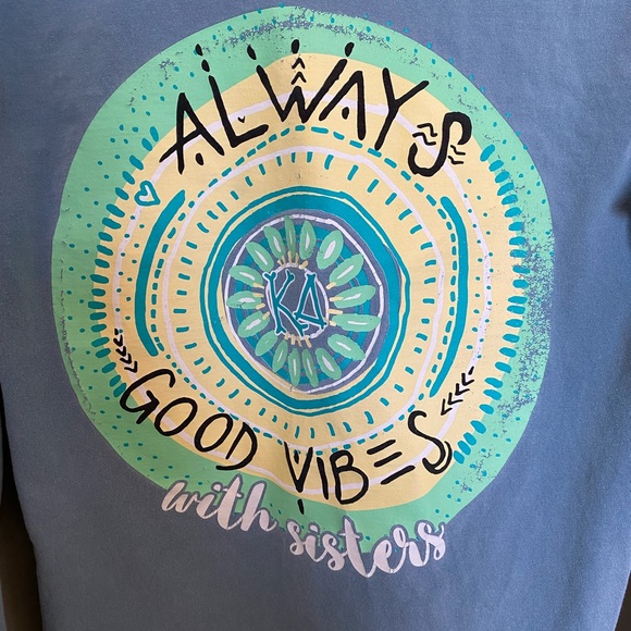 Comfort Colors Long Sleeve Kappa Delta Tee - Picture 3 of 4